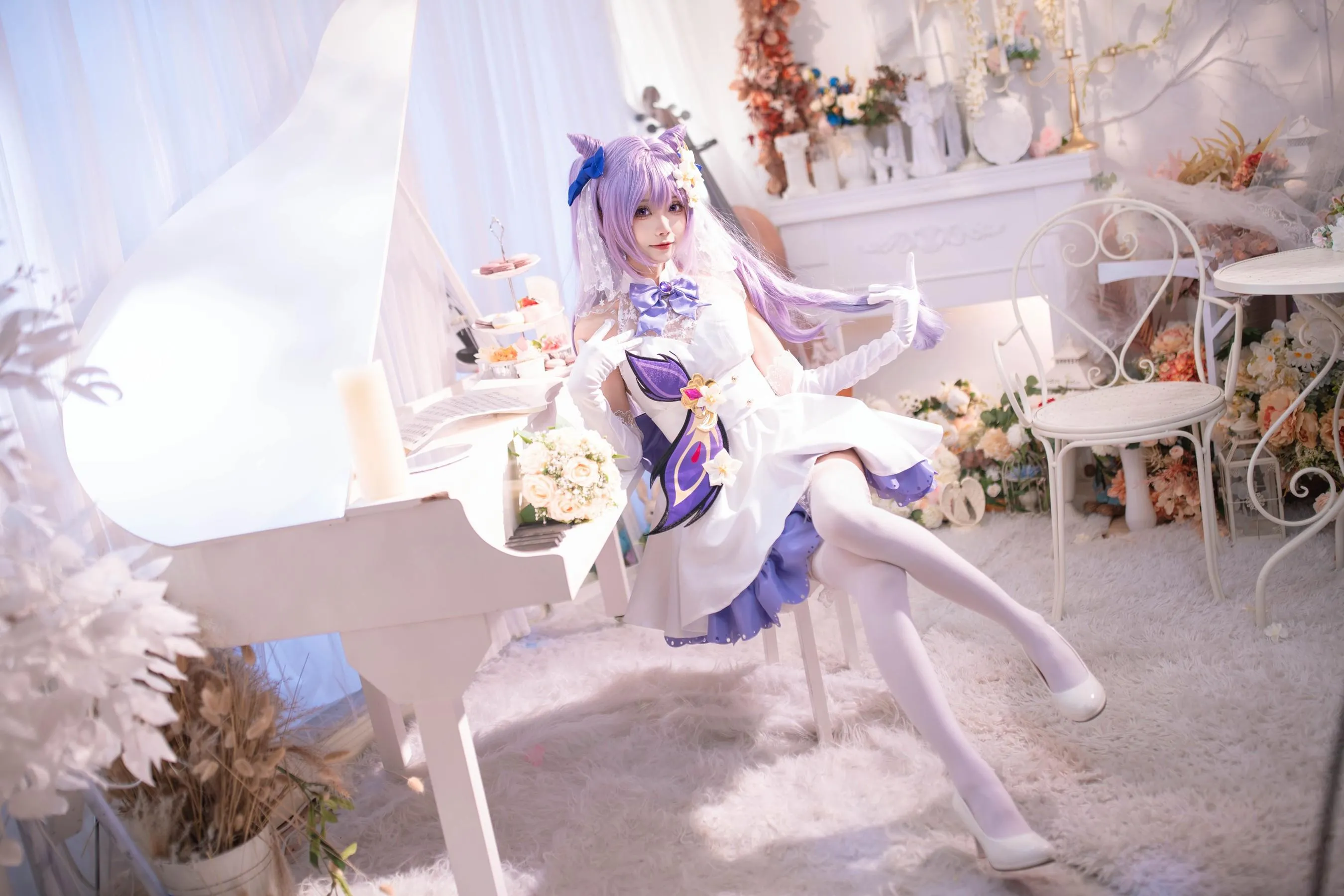 艾西aiwest – NO.02 刻晴花嫁 [40P]插图2